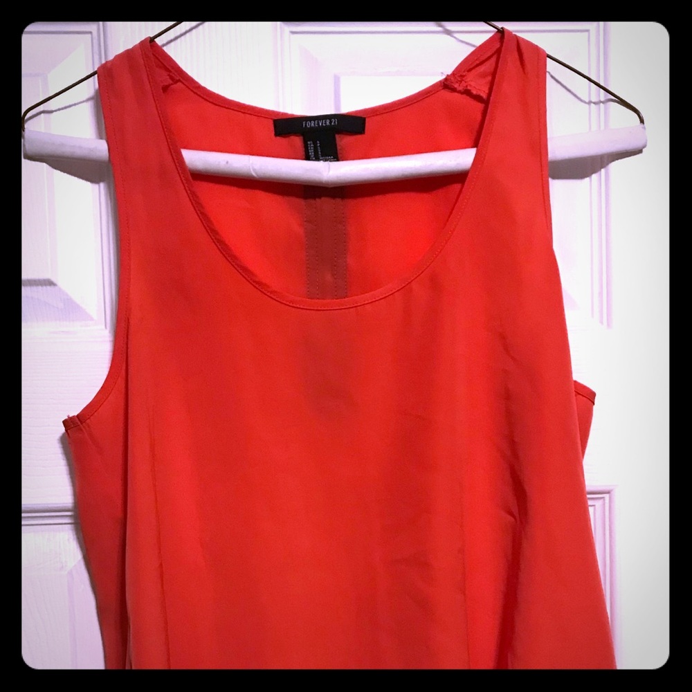 Red tank blouse!